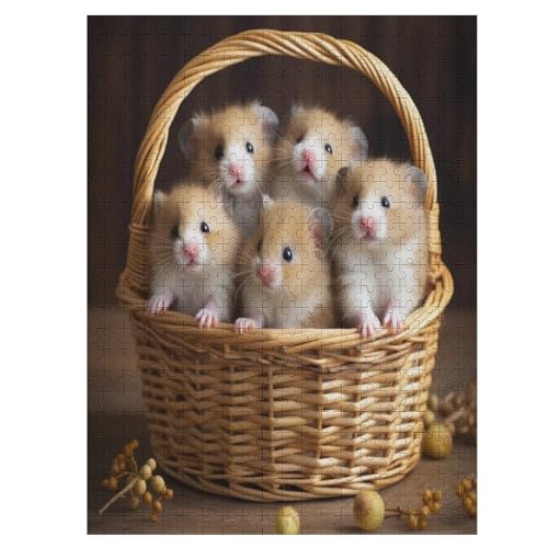 500-teiliges Puzzle Für Erwachsene, Niedlicher Hamster Holzpuzzle, Gehirn-Herausforderung,Puzzles Spielzeugspiel 55×41cm 500-teiliges Puzzle Für Erwachsene, Niedlicher Hamster Holzpuzzle, Gehirn-Herausforderung,Puzzles Spielzeugspiel 55×41cm von LCWWW