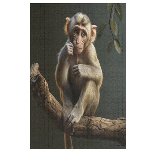 AFFE 1000 Teile Puzzles Für Erwachsene Holzpuzzle Familienpuzzlespiel Stressabbau-Puzzle Für Erwachsene Kinder Ab 12 Jahren 78×53cm AFFE 1000 Teile Puzzles Für Erwachsene Holzpuzzle Familienpuzzlespiel Stressabbau-Puzzle Für Erwachsene Kinder Ab 12 Jahren 78×53cm von LCWWW