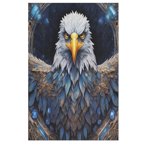 Adler Holzpuzzle 1000 Teile Klassische Puzzles Erwachsene Kinder Puzzle DIY Kit Holzspielzeug Einzigartiges Geschenk 78×53cm Adler Holzpuzzle 1000 Teile Klassische Puzzles Erwachsene Kinder Puzzle DIY Kit Holzspielzeug Einzigartiges Geschenk 78×53cm von LCWWW