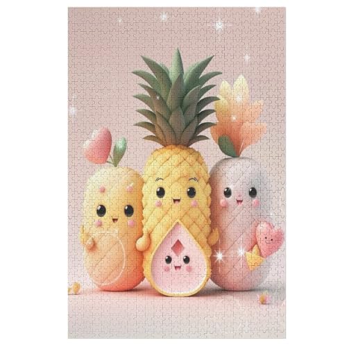 Ananasfamilie 1000 Teile Puzzles Für Erwachsene Holzpuzzle Familienpuzzlespiel Stressabbau-Puzzle Für Kinder Ab 12 Jahren 78×53cm Ananasfamilie 1000 Teile Puzzles Für Erwachsene Holzpuzzle Familienpuzzlespiel Stressabbau-Puzzle Für Kinder Ab 12 Jahren 78×53cm von LCWWW