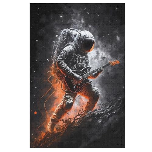 Astronaut 1000 Teile Puzzle Für Erwachsene, Herausforderung Puzzles - Verringerter Druck Schwieriges Holzpuzzle Für Kinder 12+ 78×53cm Astronaut 1000 Teile Puzzle Für Erwachsene, Herausforderung Puzzles - Verringerter Druck Schwieriges Holzpuzzle Für Kinder 12+ 78×53cm von LCWWW