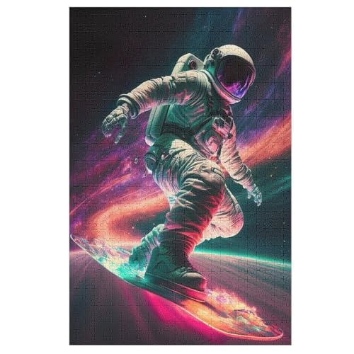 Astronaut 1000 Teile Puzzles Für Erwachsene Holzpuzzle Familienpuzzlespiel Stressabbau-Puzzle Für Kinder Ab 12 Jahren 78×53cm Astronaut 1000 Teile Puzzles Für Erwachsene Holzpuzzle Familienpuzzlespiel Stressabbau-Puzzle Für Kinder Ab 12 Jahren 78×53cm von LCWWW