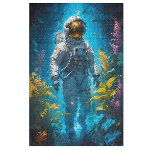 Astronaut Holzpuzzle 1000 Teile Klassische Puzzles Erwachsene Kinder Puzzle DIY Kit Holzspielzeug Einzigartiges Geschenk 78×53cm Astronaut Holzpuzzle 1000 Teile Klassische Puzzles Erwachsene Kinder Puzzle DIY Kit Holzspielzeug Einzigartiges Geschenk 78×53cm von LCWWW