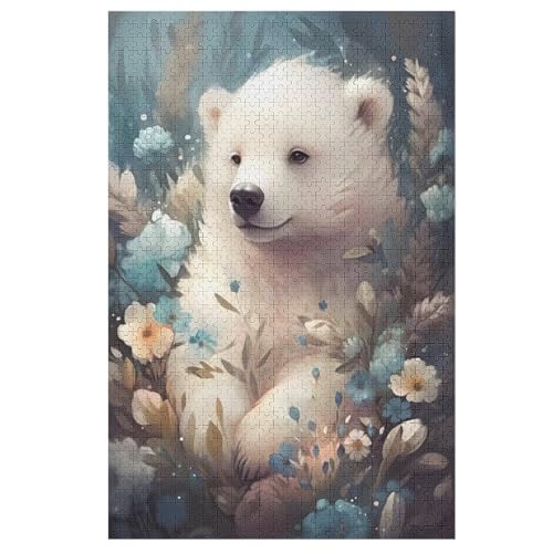 Bär Puzzle 1000 Teile, Holzpuzzle Herausforderndes Geschicklichkeitsspiel Für Die Ganze Familie, Kinder Erwachsenenpuzzle Ab 12 Jahren 78×53cm Bär Puzzle 1000 Teile, Holzpuzzle Herausforderndes Geschicklichkeitsspiel Für Die Ganze Familie, Kinder Erwachsenenpuzzle Ab 12 Jahren 78×53cm von LCWWW