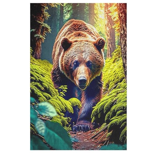 Bär Puzzles 1000 Teile Erwachsener Kniffel Spaß Für Die Ganze Familie, Holzpuzzle Kinder Erwachsene, Impossible Puzzle Schwer 78×53cm Bär Puzzles 1000 Teile Erwachsener Kniffel Spaß Für Die Ganze Familie, Holzpuzzle Kinder Erwachsene, Impossible Puzzle Schwer 78×53cm von LCWWW