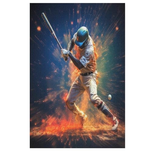 Baseball Puzzle 1000 Teile, Holzpuzzle Herausforderndes Geschicklichkeitsspiel Für Die Ganze Familie, Kinder Erwachsenenpuzzle Ab 12 Jahren 78×53cm Baseball Puzzle 1000 Teile, Holzpuzzle Herausforderndes Geschicklichkeitsspiel Für Die Ganze Familie, Kinder Erwachsenenpuzzle Ab 12 Jahren 78×53cm von LCWWW
