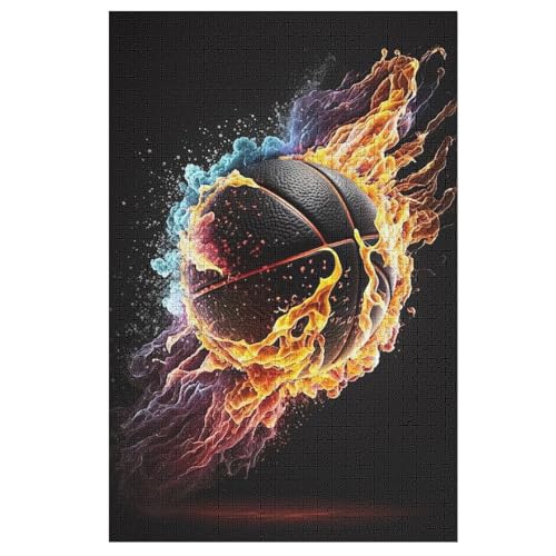 Basketball 1000 Teile Puzzles Für Erwachsene, Impossible Puzzle, Geschicklichkeitsspiel Für Die Ganze Familie, Kinder Holzpuzzle 78×53cm Basketball 1000 Teile Puzzles Für Erwachsene, Impossible Puzzle, Geschicklichkeitsspiel Für Die Ganze Familie, Kinder Holzpuzzle 78×53cm von LCWWW