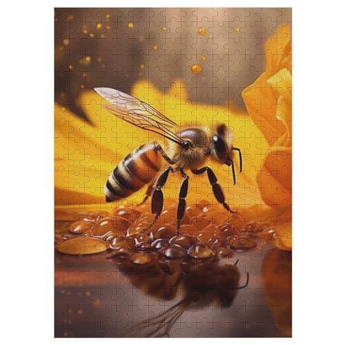 Biene 300 Teile Puzzles Für Erwachsene Holzpuzzle Familienpuzzlespiel Stressabbau-Puzzle Für Erwachsene Kinder Ab 12 Jahren 42×30cm Biene 300 Teile Puzzles Für Erwachsene Holzpuzzle Familienpuzzlespiel Stressabbau-Puzzle Für Erwachsene Kinder Ab 12 Jahren 42×30cm von LCWWW