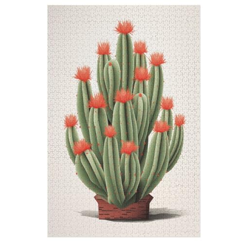 Cactus Holzpuzzle 1000 Teile, Knobelspiele Für Erwachsene, Teenager, Puzzles Unmögliche - Kinder Puzzle Zimmer Deko 78×53cm Cactus Holzpuzzle 1000 Teile, Knobelspiele Für Erwachsene, Teenager, Puzzles Unmögliche - Kinder Puzzle Zimmer Deko 78×53cm von LCWWW