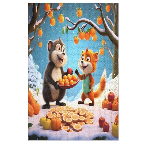 Cute AFFE Puzzles 1000 Teile Erwachsener Kniffel Spaß Für Die Ganze Familie, Holzpuzzle Kinder Erwachsene, Impossible Puzzle Schwer 78×53cm Cute AFFE Puzzles 1000 Teile Erwachsener Kniffel Spaß Für Die Ganze Familie, Holzpuzzle Kinder Erwachsene, Impossible Puzzle Schwer 78×53cm von LCWWW