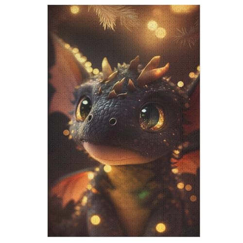 Cute Drache Puzzles 1000 Teile Erwachsener Kniffel Spaß Für Die Ganze Familie, Holzpuzzle Kinder Erwachsene, Impossible Puzzle Schwer 78×53cm Cute Drache Puzzles 1000 Teile Erwachsener Kniffel Spaß Für Die Ganze Familie, Holzpuzzle Kinder Erwachsene, Impossible Puzzle Schwer 78×53cm von LCWWW