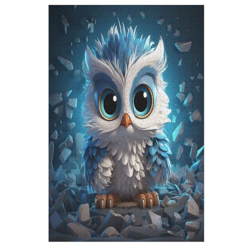 Cute Eule -Puzzle, 1000 Teile,Holzpuzzle Für Erwachsene Kinder, Lustiges Spielzeug, Denkspiel, Bildungsspiel, 78×53cm Cute Eule -Puzzle, 1000 Teile,Holzpuzzle Für Erwachsene Kinder, Lustiges Spielzeug, Denkspiel, Bildungsspiel, 78×53cm von LCWWW