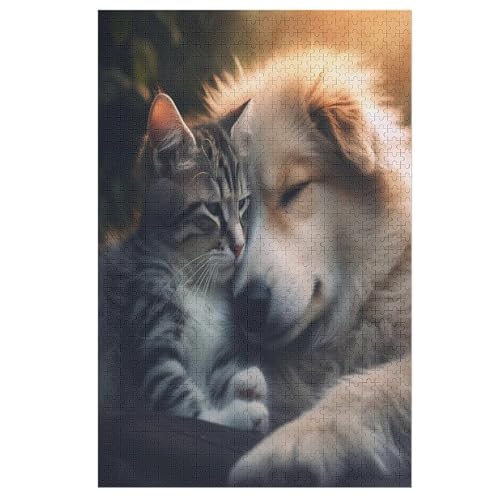 Cute Hund 1000 Teile Premium-Puzzles Für Erwachsene Kinder- Holzpuzzles Spaß Und Lernspiele - Perfekte Puzzle-Geschenke 78×53cm Cute Hund 1000 Teile Premium-Puzzles Für Erwachsene Kinder- Holzpuzzles Spaß Und Lernspiele - Perfekte Puzzle-Geschenke 78×53cm von LCWWW