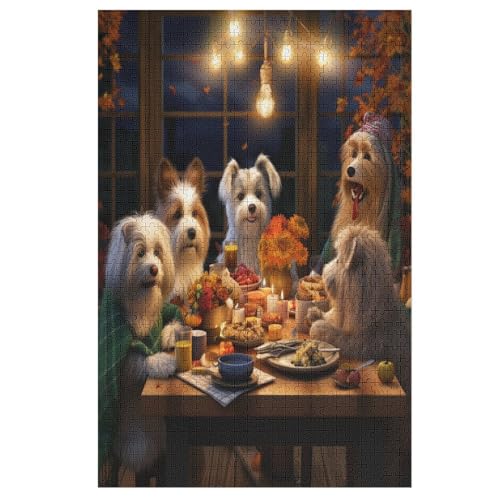 Cute Hund Puzzles 1000 Teile Erwachsener Kniffel Spaß Für Die Ganze Familie, Holzpuzzle Kinder Erwachsene, Impossible Puzzle Schwer 78×53cm Cute Hund Puzzles 1000 Teile Erwachsener Kniffel Spaß Für Die Ganze Familie, Holzpuzzle Kinder Erwachsene, Impossible Puzzle Schwer 78×53cm von LCWWW