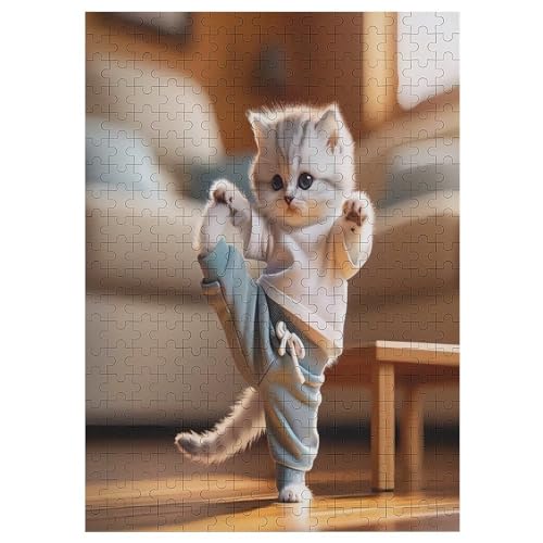 Cute Katze 300 Teile Puzzles Für Erwachsene,Holzpuzzle - Verringerter Druck Schwieriges Unmögliche Puzzle Für Erwachsene 12+ Kinder 42×30cm Cute Katze 300 Teile Puzzles Für Erwachsene,Holzpuzzle - Verringerter Druck Schwieriges Unmögliche Puzzle Für Erwachsene 12+ Kinder 42×30cm von LCWWW