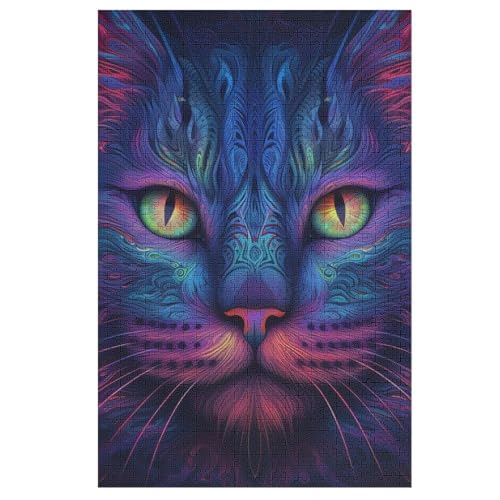 Cute Katze Puzzles Für Erwachsene, 1000-teiliges Holzpuzzle, Geeignet Für Kinder Ab 12 Jahren, Die Pädagogische Puzzle Lernen 78×53cm Cute Katze Puzzles Für Erwachsene, 1000-teiliges Holzpuzzle, Geeignet Für Kinder Ab 12 Jahren, Die Pädagogische Puzzle Lernen 78×53cm von LCWWW