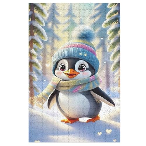 Cute Pinguin Puzzle 1000 Teile, Holzpuzzle Herausforderndes Geschicklichkeitsspiel Für Die Ganze Familie, Kinder Erwachsenenpuzzle Ab 12 Jahren 78×53cm Cute Pinguin Puzzle 1000 Teile, Holzpuzzle Herausforderndes Geschicklichkeitsspiel Für Die Ganze Familie, Kinder Erwachsenenpuzzle Ab 12 Jahren 78×53cm von LCWWW