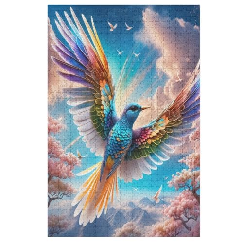 Cute Vogel Puzzles 1000 Teile Erwachsener Kniffel Spaß Für Die Ganze Familie, Holzpuzzle Kinder Erwachsene, Impossible Puzzle Schwer 78×53cm Cute Vogel Puzzles 1000 Teile Erwachsener Kniffel Spaß Für Die Ganze Familie, Holzpuzzle Kinder Erwachsene, Impossible Puzzle Schwer 78×53cm von LCWWW