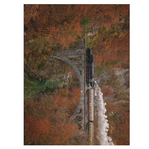 Dampfzug 500 Teile Premium-Puzzles Für Erwachsene Kinder- Holzpuzzles Spaß Und Lernspiele - Perfekte Puzzle-Geschenke 55×41cm Dampfzug 500 Teile Premium-Puzzles Für Erwachsene Kinder- Holzpuzzles Spaß Und Lernspiele - Perfekte Puzzle-Geschenke 55×41cm von LCWWW