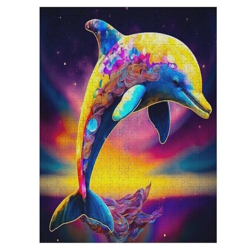 Delfin 500 Teile Premium-Puzzles Für Erwachsene Kinder- Holzpuzzles Spaß Und Lernspiele - Perfekte Puzzle-Geschenke 55×41cm Delfin 500 Teile Premium-Puzzles Für Erwachsene Kinder- Holzpuzzles Spaß Und Lernspiele - Perfekte Puzzle-Geschenke 55×41cm von LCWWW