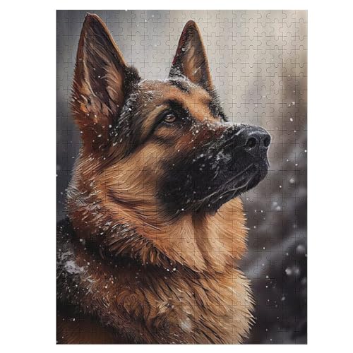 Deutscher Schäferhund Holzpuzzle 500 Teile Klassische Puzzles Erwachsene Kinder Puzzle DIY Kit Holzspielzeug Einzigartiges Geschenk 55×41cm Deutscher Schäferhund Holzpuzzle 500 Teile Klassische Puzzles Erwachsene Kinder Puzzle DIY Kit Holzspielzeug Einzigartiges Geschenk 55×41cm von LCWWW