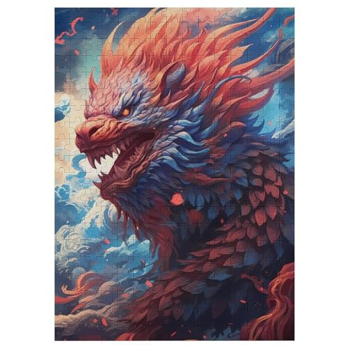 Drache 300 Teile Puzzles, Wood Craft, Hochwertiges Modernes Puzzle, DIY, Für Erwachsene Und Kinder Ab 12 Jahren, 42×30cm Drache 300 Teile Puzzles, Wood Craft, Hochwertiges Modernes Puzzle, DIY, Für Erwachsene Und Kinder Ab 12 Jahren, 42×30cm von LCWWW
