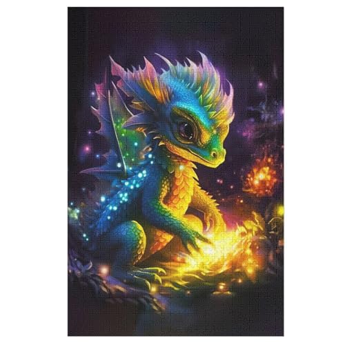 Drache -Puzzle, 1000 Teile,Holzpuzzle Für Erwachsene Kinder, Lustiges Spielzeug, Denkspiel, Bildungsspiel, 78×53cm Drache -Puzzle, 1000 Teile,Holzpuzzle Für Erwachsene Kinder, Lustiges Spielzeug, Denkspiel, Bildungsspiel, 78×53cm von LCWWW