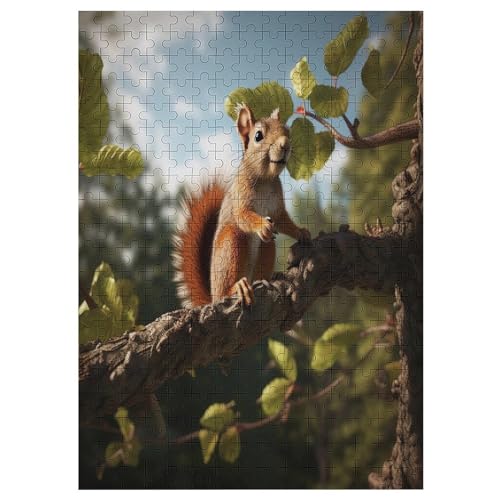 Eichhörnchen Puzzle, Puzzles Für Erwachsene Kinder, 300 Teile Holzpuzzle, Für Jugendliche & Erwachsene Herausforderungsspielzeug 42×30cm Eichhörnchen Puzzle, Puzzles Für Erwachsene Kinder, 300 Teile Holzpuzzle, Für Jugendliche & Erwachsene Herausforderungsspielzeug 42×30cm von LCWWW