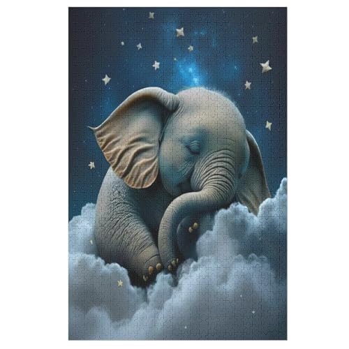 Elefant 1000 Teile Holzpuzzle,einzigartiges Puzzle, Geschenk Für Erwachsene,Familienspiel,Herausforderungsaktivität,78×53cm Elefant 1000 Teile Holzpuzzle,einzigartiges Puzzle, Geschenk Für Erwachsene,Familienspiel,Herausforderungsaktivität,78×53cm von LCWWW