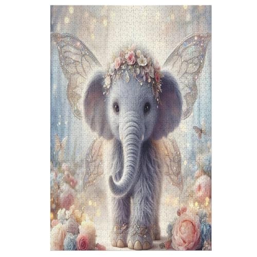 Elefant 1000 Teile Premium-Puzzles Für Erwachsene Kinder- Holzpuzzles Spaß Und Lernspiele - Perfekte Puzzle-Geschenke 78×53cm Elefant 1000 Teile Premium-Puzzles Für Erwachsene Kinder- Holzpuzzles Spaß Und Lernspiele - Perfekte Puzzle-Geschenke 78×53cm von LCWWW