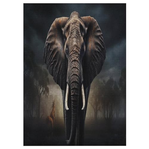 Elefant Holzpuzzle 300 Teile Klassische Puzzles Erwachsene Kinder Puzzle DIY Kit Holzspielzeug Einzigartiges Geschenk 42×30cm Elefant Holzpuzzle 300 Teile Klassische Puzzles Erwachsene Kinder Puzzle DIY Kit Holzspielzeug Einzigartiges Geschenk 42×30cm von LCWWW