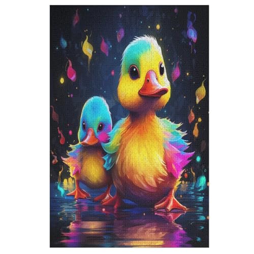 Enten Holzpuzzle 1000 Teile Klassische Puzzles Erwachsene Kinder Puzzle DIY Kit Holzspielzeug Einzigartiges Geschenk 78×53cm Enten Holzpuzzle 1000 Teile Klassische Puzzles Erwachsene Kinder Puzzle DIY Kit Holzspielzeug Einzigartiges Geschenk 78×53cm von LCWWW