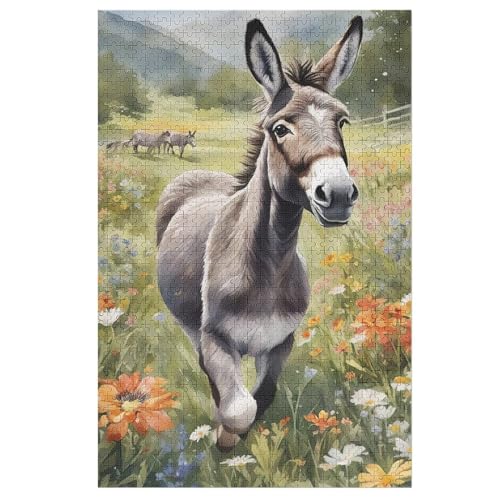 Esel Puzzles 1000 Teile Erwachsener Kniffel Spaß Für Die Ganze Familie, Holzpuzzle Kinder Erwachsene, Impossible Puzzle Schwer 78×53cm Esel Puzzles 1000 Teile Erwachsener Kniffel Spaß Für Die Ganze Familie, Holzpuzzle Kinder Erwachsene, Impossible Puzzle Schwer 78×53cm von LCWWW