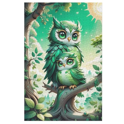 Eule Puzzle 1000 Teile, Holzpuzzle Für Erwachsene Kinder, Impossible Puzzles, Geschicklichkeitsspiel Für Die Ganze Familie 78×53cm Eule Puzzle 1000 Teile, Holzpuzzle Für Erwachsene Kinder, Impossible Puzzles, Geschicklichkeitsspiel Für Die Ganze Familie 78×53cm von LCWWW