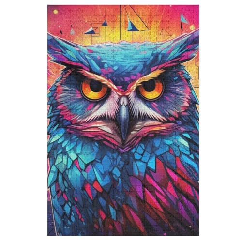 Eule-Puzzlespiel Aus Holz, 1000 Puzzleteile, Puzzle Für Teenager Und Erwachsene, Kreatives Spielzeug, Puzzles, 78×53cm Eule-Puzzlespiel Aus Holz, 1000 Puzzleteile, Puzzle Für Teenager Und Erwachsene, Kreatives Spielzeug, Puzzles, 78×53cm von LCWWW