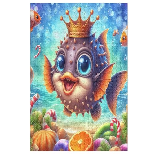 Fisch -Puzzle, 1000 Teile,Holzpuzzle Für Erwachsene Kinder, Lustiges Spielzeug, Denkspiel, Bildungsspiel, 78×53cm Fisch -Puzzle, 1000 Teile,Holzpuzzle Für Erwachsene Kinder, Lustiges Spielzeug, Denkspiel, Bildungsspiel, 78×53cm von LCWWW