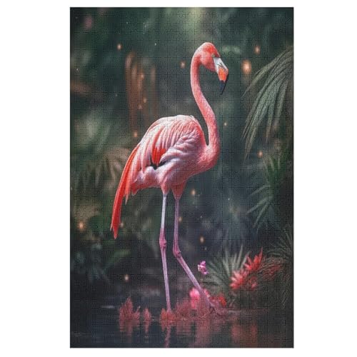 Flamingo Holzpuzzle 1000 Teile Klassische Puzzles Erwachsene Kinder Puzzle DIY Kit Holzspielzeug Einzigartiges Geschenk 78×53cm Flamingo Holzpuzzle 1000 Teile Klassische Puzzles Erwachsene Kinder Puzzle DIY Kit Holzspielzeug Einzigartiges Geschenk 78×53cm von LCWWW