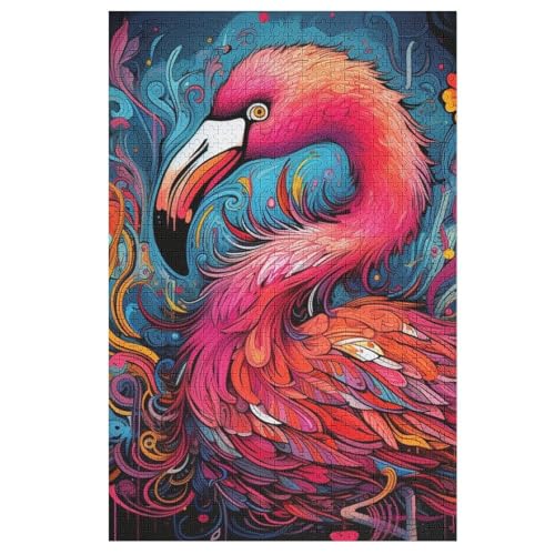 Flamingo -Puzzle, 1000 Teile,Holzpuzzle Für Erwachsene Kinder, Lustiges Spielzeug, Denkspiel, Bildungsspiel, 78×53cm Flamingo -Puzzle, 1000 Teile,Holzpuzzle Für Erwachsene Kinder, Lustiges Spielzeug, Denkspiel, Bildungsspiel, 78×53cm von LCWWW