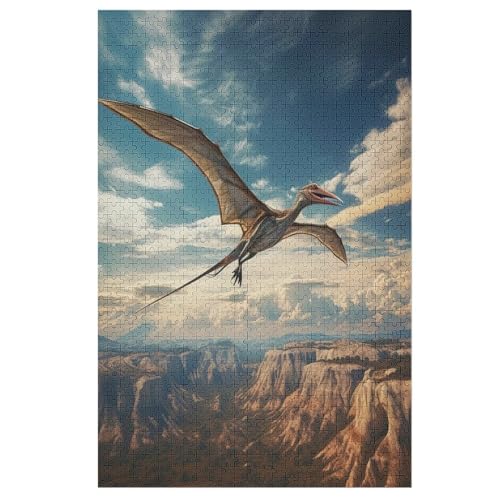 Flugsaurier Puzzle Für Erwachsene 1000 Teile Premium Recyceltes Brett Zum Lernen, Lernspielzeug, Familienspiele Kinder Holzpuzzle 78×53cm Flugsaurier Puzzle Für Erwachsene 1000 Teile Premium Recyceltes Brett Zum Lernen, Lernspielzeug, Familienspiele Kinder Holzpuzzle 78×53cm von LCWWW