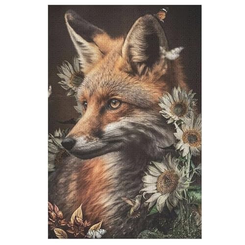 Fuchs -Puzzle, 1000 Teile,Holzpuzzle Für Erwachsene Kinder, Lustiges Spielzeug, Denkspiel, Bildungsspiel, 78×53cm Fuchs -Puzzle, 1000 Teile,Holzpuzzle Für Erwachsene Kinder, Lustiges Spielzeug, Denkspiel, Bildungsspiel, 78×53cm von LCWWW
