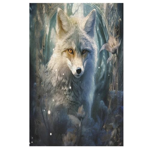 Fuchs Puzzle 1000 Teile, Holzpuzzle Für Erwachsene Kinder, Impossible Puzzles, Geschicklichkeitsspiel Für Die Ganze Familie 78×53cm Fuchs Puzzle 1000 Teile, Holzpuzzle Für Erwachsene Kinder, Impossible Puzzles, Geschicklichkeitsspiel Für Die Ganze Familie 78×53cm von LCWWW