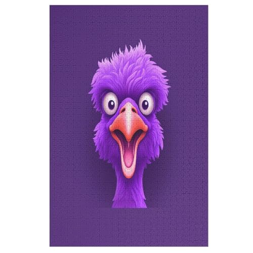 Für Erwachsene 1000-Teiliges Strauß -Puzzles, Holzbrett-Puzzle, Für Kinder, Geschenke, 78×53cm Für Erwachsene 1000-Teiliges Strauß -Puzzles, Holzbrett-Puzzle, Für Kinder, Geschenke, 78×53cm von LCWWW