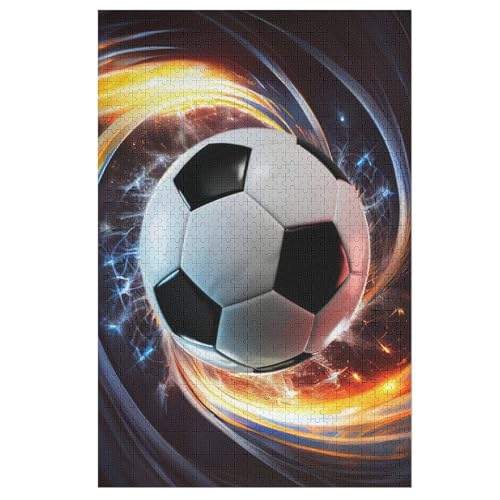 Fußball Sport Holzpuzzle 1000 Teile, Knobelspiele Für Erwachsene, Teenager, Puzzles Unmögliche - Kinder Puzzle Zimmer Deko 78×53cm Fußball Sport Holzpuzzle 1000 Teile, Knobelspiele Für Erwachsene, Teenager, Puzzles Unmögliche - Kinder Puzzle Zimmer Deko 78×53cm von LCWWW