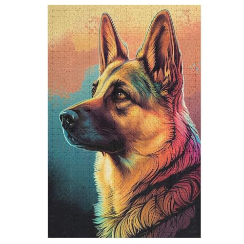 German Hirte Holzpuzzle - 1000 Teiliges Jigsaw Knobelspiel - Puzzle Für Erwachsene & Kinder - Outdoor & Reisespielzeug 78×53cm German Hirte Holzpuzzle - 1000 Teiliges Jigsaw Knobelspiel - Puzzle Für Erwachsene & Kinder - Outdoor & Reisespielzeug 78×53cm von LCWWW