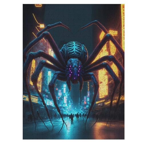 Giant Spinne Puzzle 500 Teile, Holzpuzzle Für Erwachsene Kinder, Impossible Puzzles, Geschicklichkeitsspiel Für Die Ganze Familie 55×41cm Giant Spinne Puzzle 500 Teile, Holzpuzzle Für Erwachsene Kinder, Impossible Puzzles, Geschicklichkeitsspiel Für Die Ganze Familie 55×41cm von LCWWW