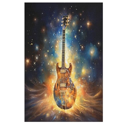 Gitarre 1000 Teile Premium-Puzzles Für Erwachsene Kinder- Holzpuzzles Spaß Und Lernspiele - Perfekte Puzzle-Geschenke 78×53cm Gitarre 1000 Teile Premium-Puzzles Für Erwachsene Kinder- Holzpuzzles Spaß Und Lernspiele - Perfekte Puzzle-Geschenke 78×53cm von LCWWW