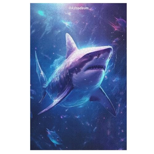 Hai Puzzles 1000 Teile Erwachsener Kniffel Spaß Für Die Ganze Familie, Holzpuzzle Kinder Erwachsene, Impossible Puzzle Schwer 78×53cm Hai Puzzles 1000 Teile Erwachsener Kniffel Spaß Für Die Ganze Familie, Holzpuzzle Kinder Erwachsene, Impossible Puzzle Schwer 78×53cm von LCWWW