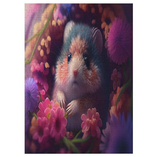 Hamster Holzpuzzle 300 Teile Klassische Puzzles Erwachsene Kinder Puzzle DIY Kit Holzspielzeug Einzigartiges Geschenk 42×30cm Hamster Holzpuzzle 300 Teile Klassische Puzzles Erwachsene Kinder Puzzle DIY Kit Holzspielzeug Einzigartiges Geschenk 42×30cm von LCWWW