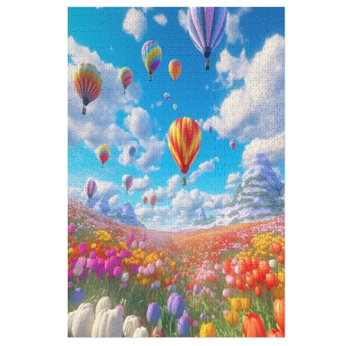 Heißluftballon 1000 Teile Puzzles, Wood Craft, Hochwertiges Modernes Puzzle, DIY, Für Erwachsene Und Kinder Ab 12 Jahren, 78×53cm Heißluftballon 1000 Teile Puzzles, Wood Craft, Hochwertiges Modernes Puzzle, DIY, Für Erwachsene Und Kinder Ab 12 Jahren, 78×53cm von LCWWW