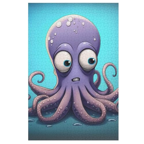 Holzpuzzle 1000 Teile, Oktopus Puzzles Erwachsene Und Kinder, Am Besten Für Die Familienspielsammlung 78×53cm Holzpuzzle 1000 Teile, Oktopus Puzzles Erwachsene Und Kinder, Am Besten Für Die Familienspielsammlung 78×53cm von LCWWW